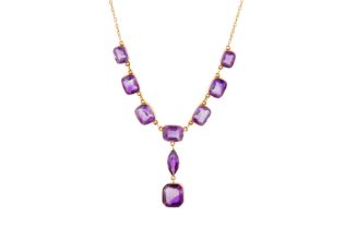 AN AMETHYST NECKLACE