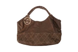 Chanel Bronze CC Wild Stitch Coco Cabas Tote