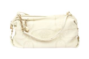 Versace Ivory Medusa Shoulder Bag