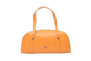 Balenciaga Orange BB Shoulder Bowler Bag