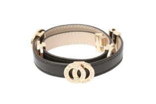 Bvlgari Black Doppio Double Coil Bracelet