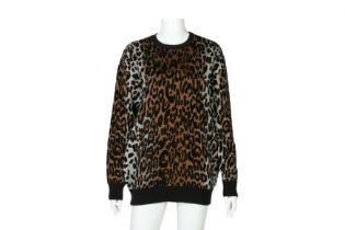 Stella McCartney Wool Leopard Print Jumper - Size 40