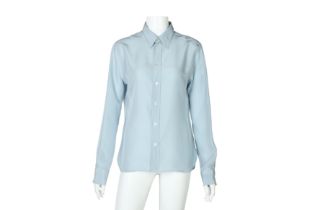 Ralph Lauren Blue Silk Shirt - Size US 4