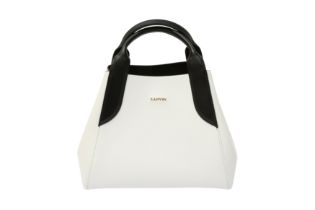 Lanvin White Cabas 2Way Small Tote