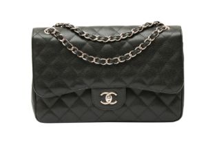 Chanel Black Jumbo Classic Single Flap Bag