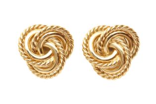 Givenchy Triple Knot Clip On Earrings