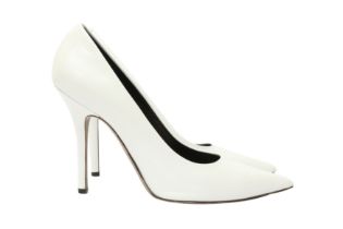 Celine White Stiletto Heeled Pump - Size 41