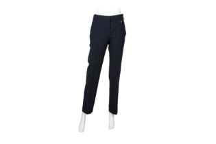 Louis Vuitton Navy Wool Tapered Trouser
