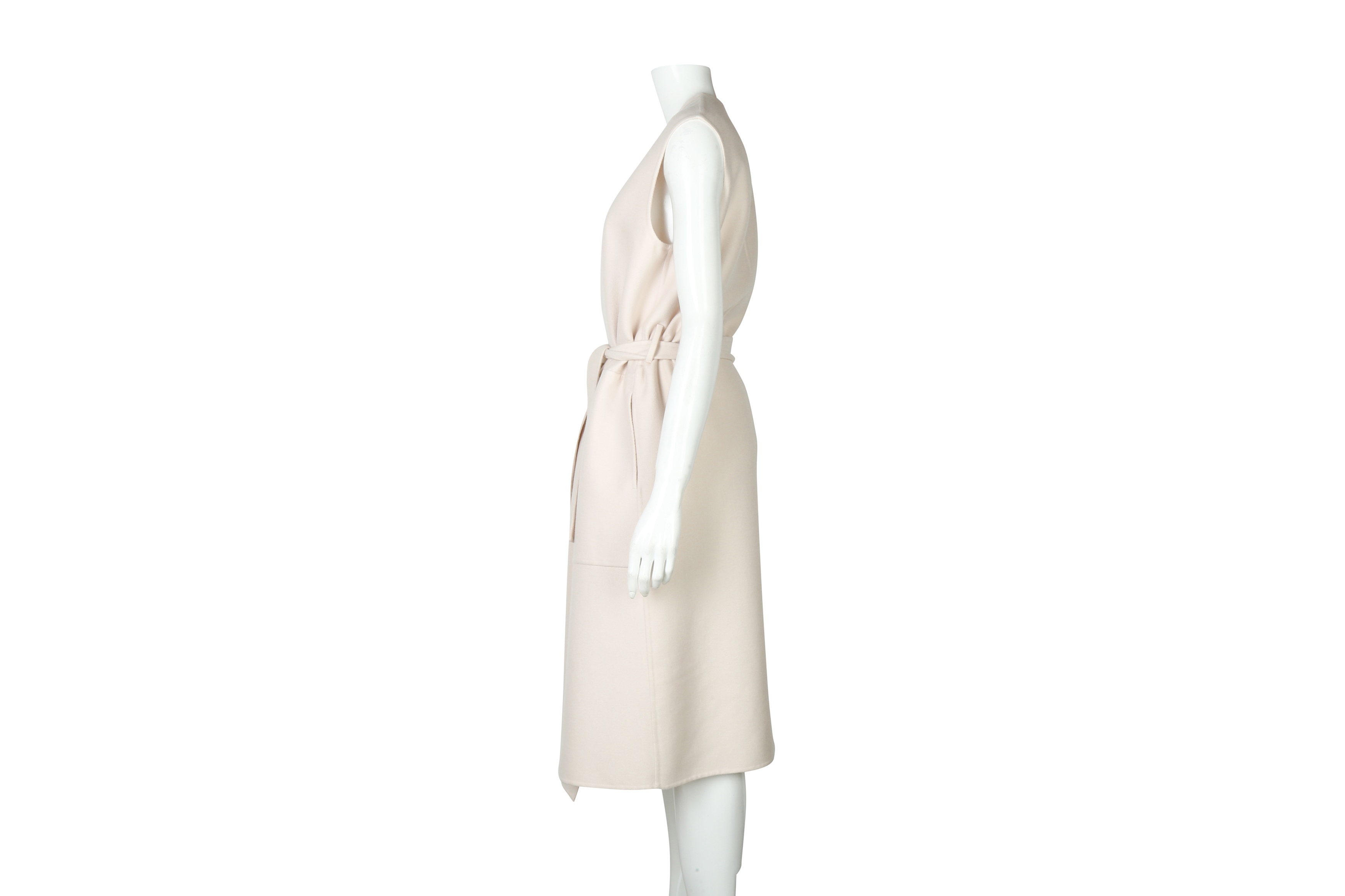 Hermes Soft Pink Cashmere Long Straight Vest - Size 38 - Image 2 of 5