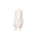Alexander McQueen Pink Silk Puffball Occasion Dress - Size 40