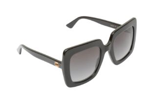 Gucci Black Oversized Chunky Square Sunglasses