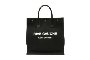 Saint Laurent Black Rive Gauche North South Tote