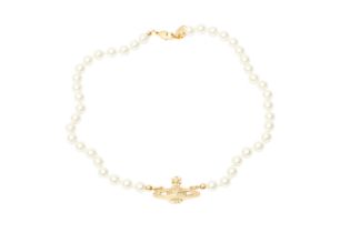 Vivienne Westwood Ivory Pearl Orb Choker