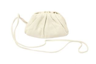 Bottega Veneta Ivory Mini Pouch Bag