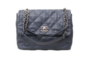 Chanel Blue Ultimate Stitch Classic Flap Bag