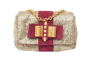 Christian Louboutin Glitter Sweet Charity Mini Crossbody Bag