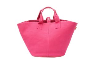 Hermes Pink Panier De Plage GM