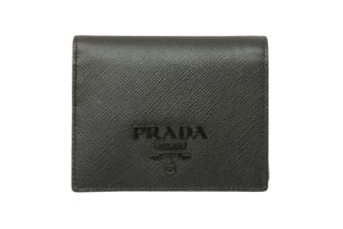 Prada Black Saffiano Small Wallet