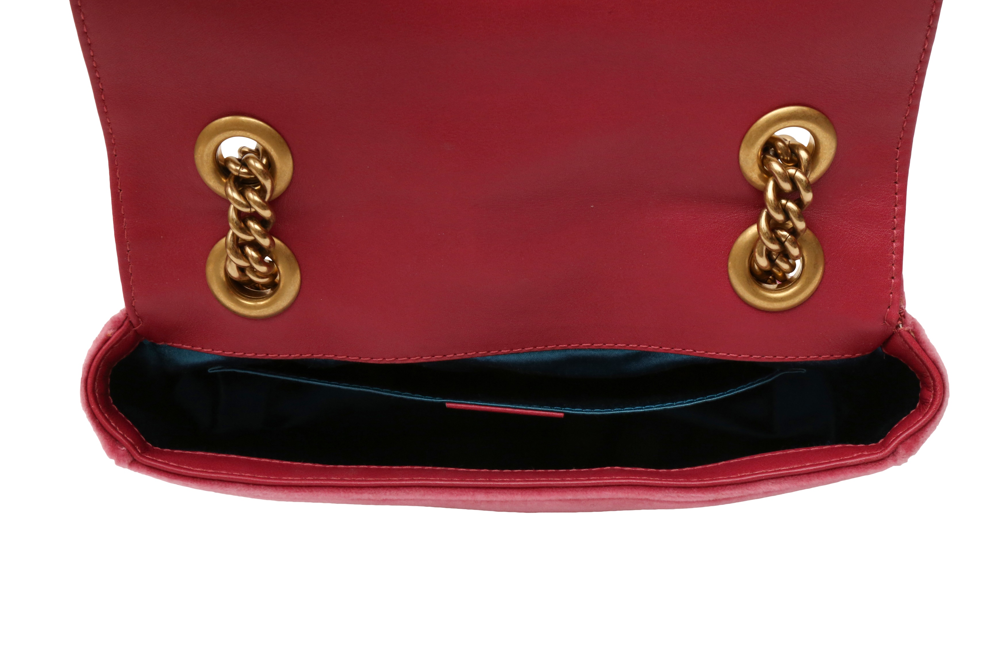 Gucci Pink GG Mini Marmont Matelassé Bag - Image 6 of 6