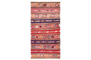 AN ANTIQUE SOUTH CAUCASIAN KILIM