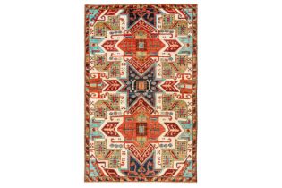 A STAR KAZAK DESIGN RUG