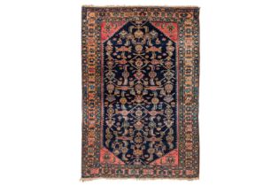 AN ANTIQUE MALAYIR RUG, WEST PERSIA