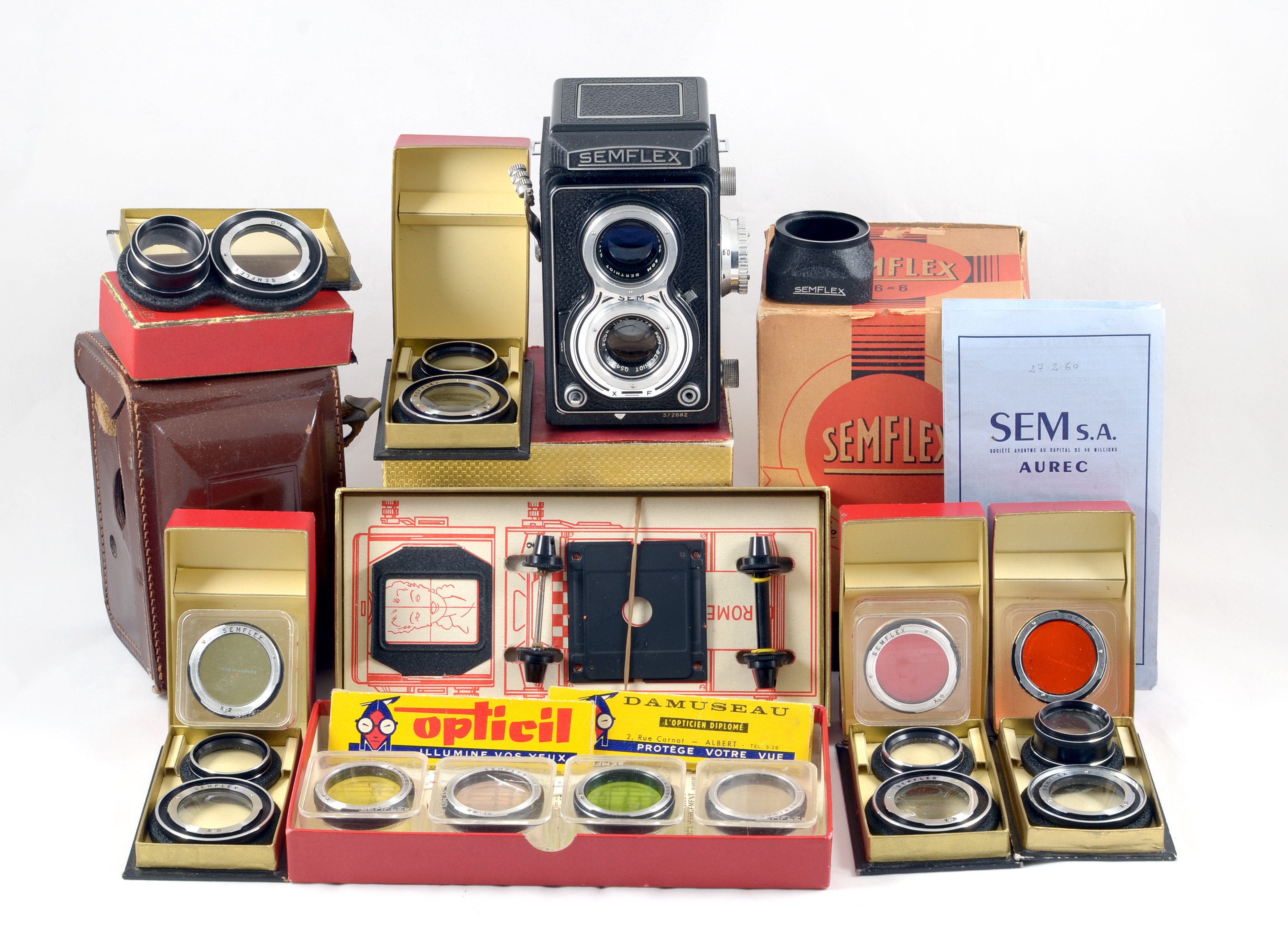 An Extensive Semflex 120 TLR Outfit.