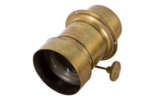 A Voigtlander & Sohn Petzval Brass Lens