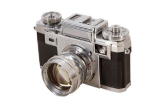 A Zeiss Ikon Contax IIIA with Voigtlander Nokton 50mm f/1.5 Lens