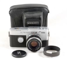 An Olympus Pen-FT Half Frame Film Camera.