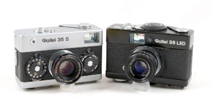 Rollei 35 S & 35 LED Compact Film Cameras.
