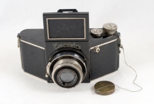 Early Black Ihagee Type 1 Exakta A 127 Format SLR