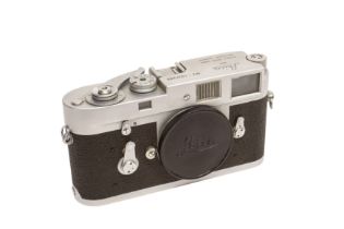 A Leica M2 Lever Rewind Rangefinder Camera