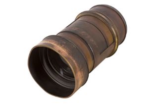 A J.H Dallmeyer 2A Patent Waterhouse Stop Brass Portrait Lens