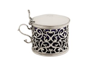 A George III sterling silver conserve or preserve pot, London 1768 by Thomas Nash (reg. Sep 1759)