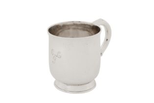 A George I Scottish silver small mug, Edinburgh 1725 by Alexander Kincaid