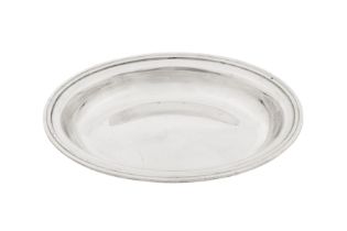 A mid-20th century American sterling silver entrée dish, New York circa 1970 by Tiffany and Co