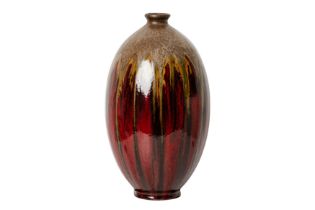 A STUDIO POTTERY TALL OVOID VASE Preview: Barley Mow Centre
