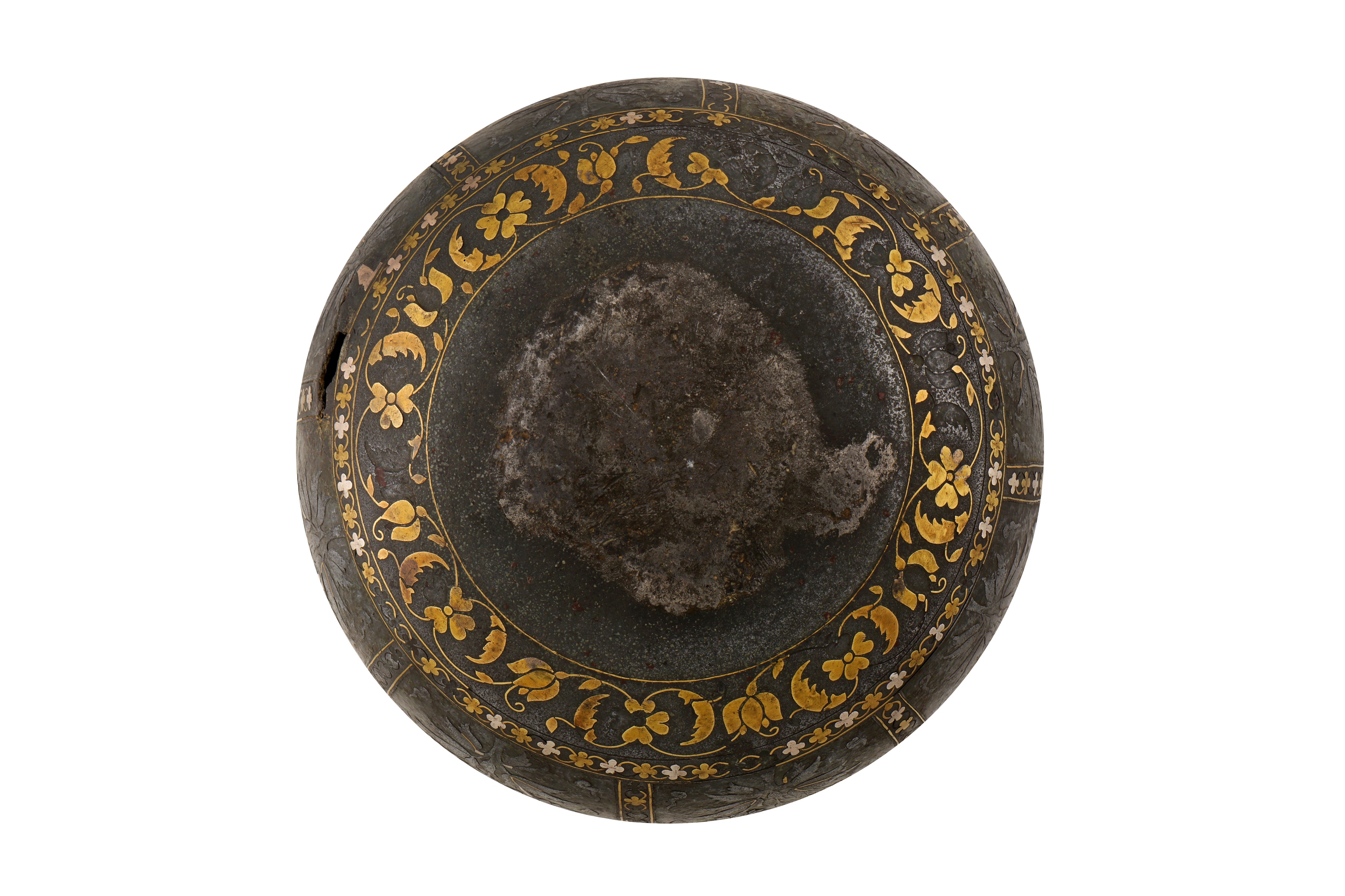 A 17TH CENTURY BIDRI HOOKAH BASE Bidar, Deccan, Central India or Bengal, 17th century - Image 3 of 4