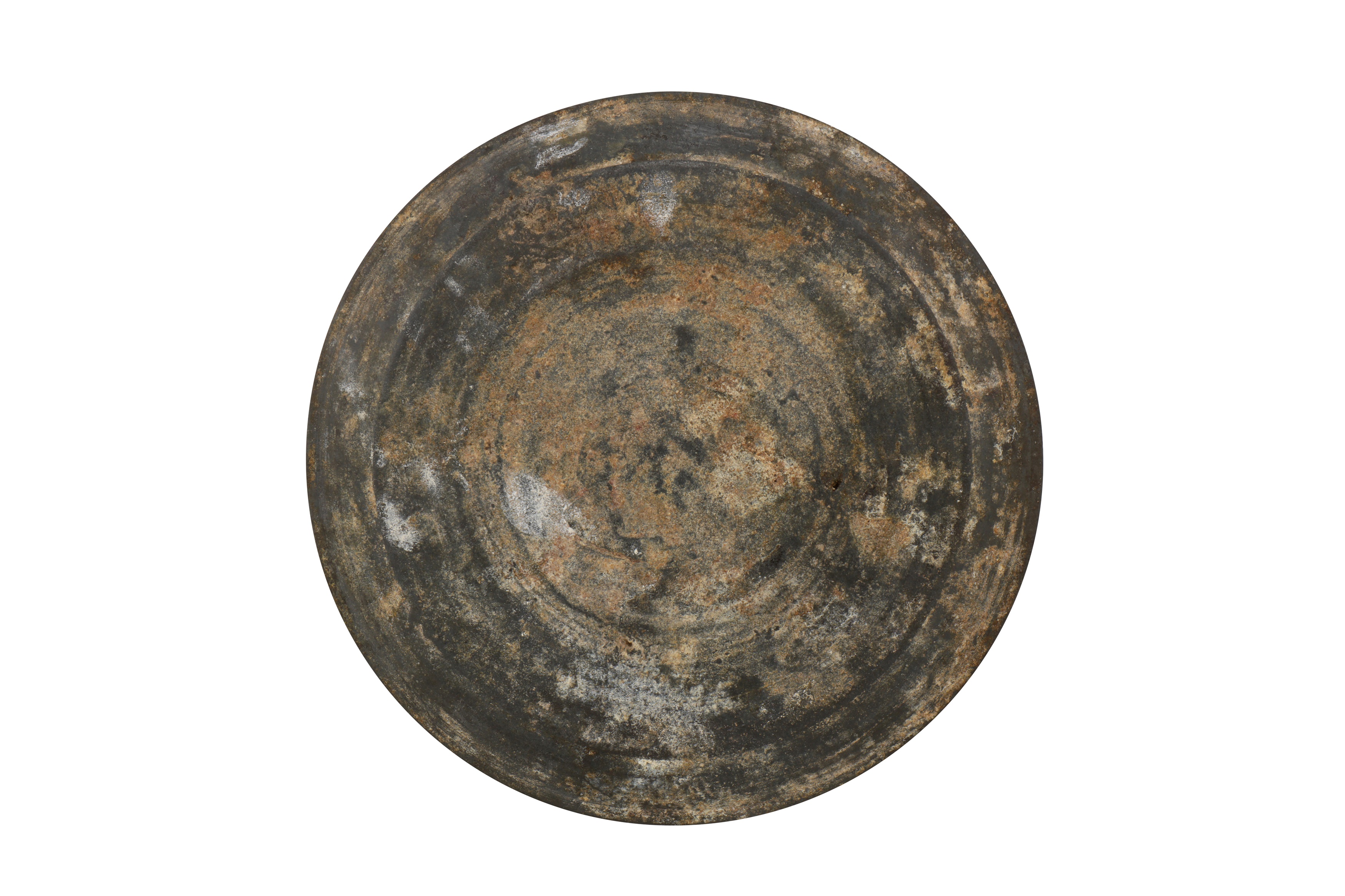 A 17TH CENTURY BIDRI SMALL PLATE - Image 2 of 2