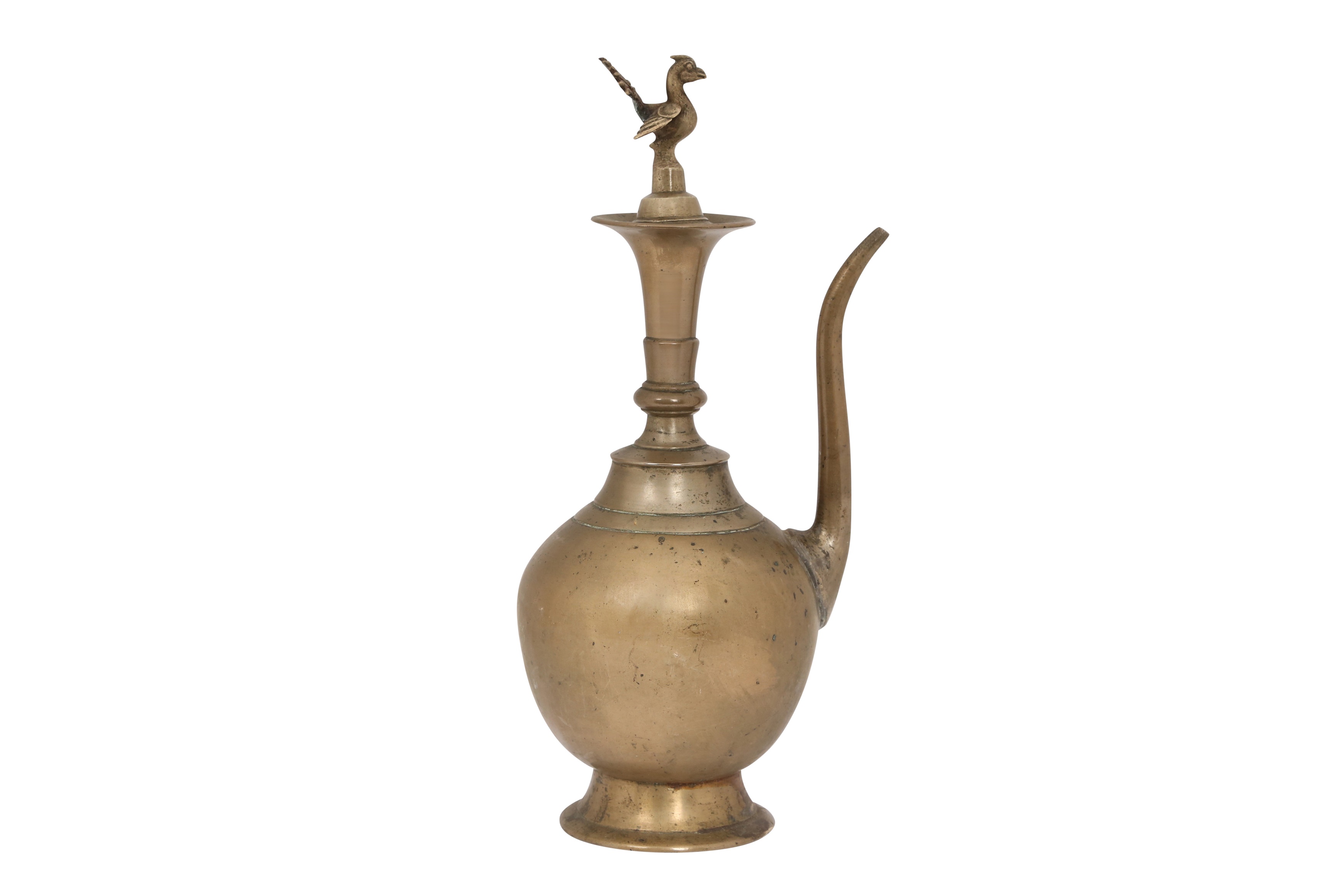 LATE 18TH- EARLY 19TH CENTURY CEREMONIAL BRASS EWER (RASKI)