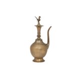 LATE 18TH- EARLY 19TH CENTURY CEREMONIAL BRASS EWER (RASKI)