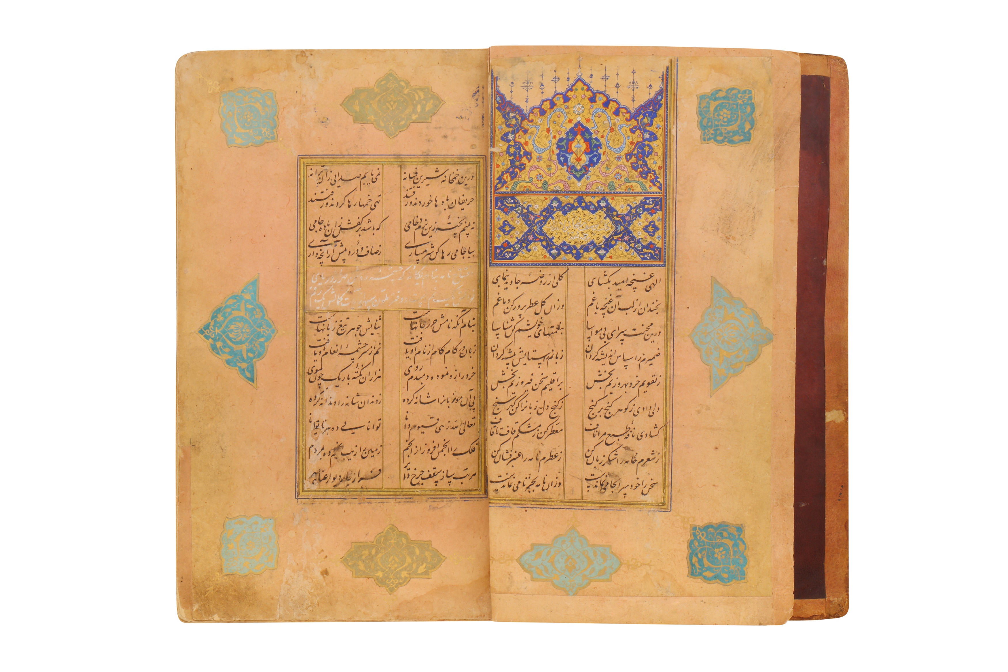 A LATE 16TH/EARLY 17TH CENTURY PERSIAN POETIC MANUSCRIPT - YOUSUF AND ZULAIKA, HAFT AWRANG OF JAMI