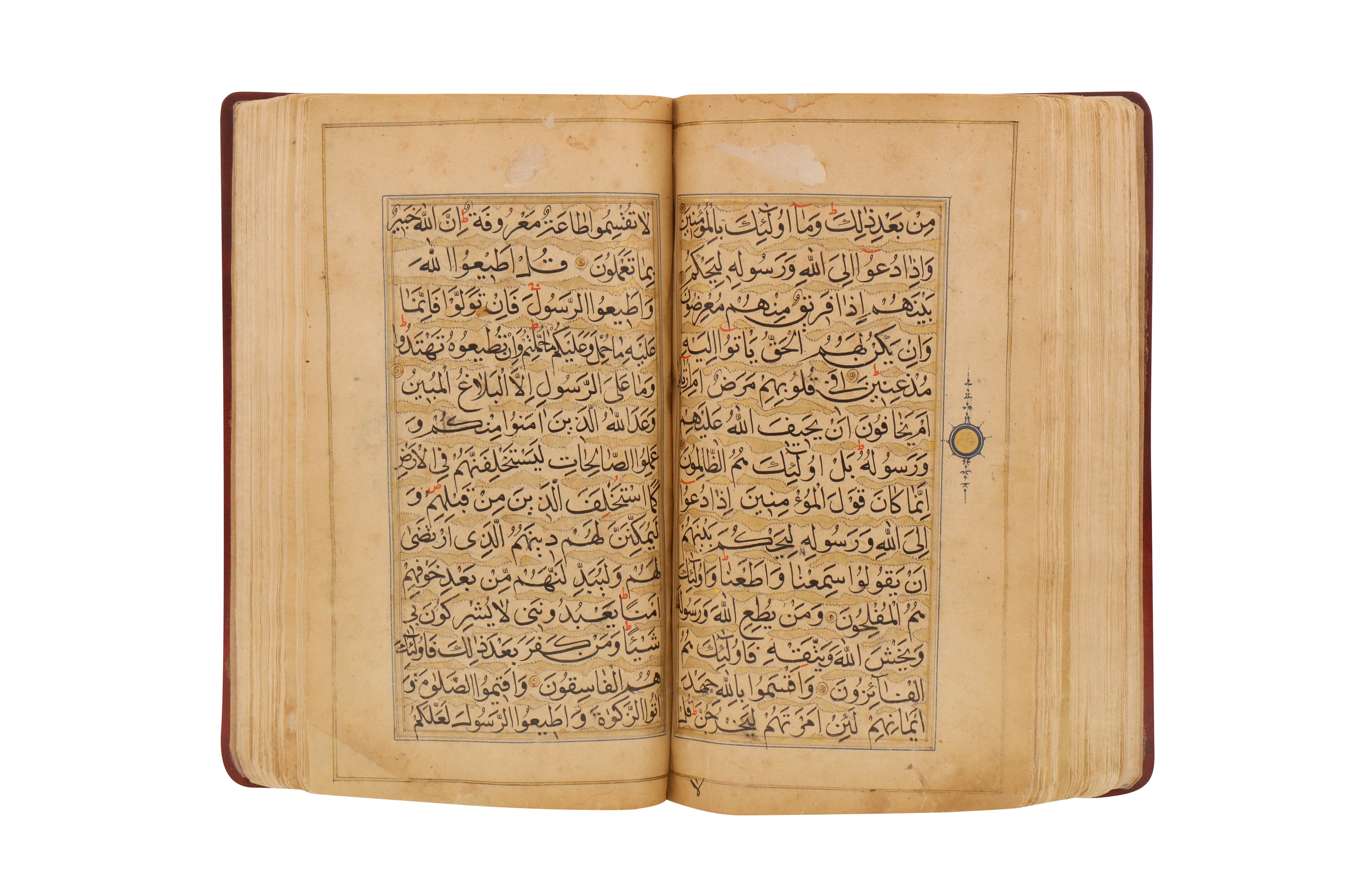 AN ILLUMINATED QUR'AN, INDIA, POSSIBLY 18TH CENTURY Kashmir, North India, probably late 18th centur - Image 6 of 8