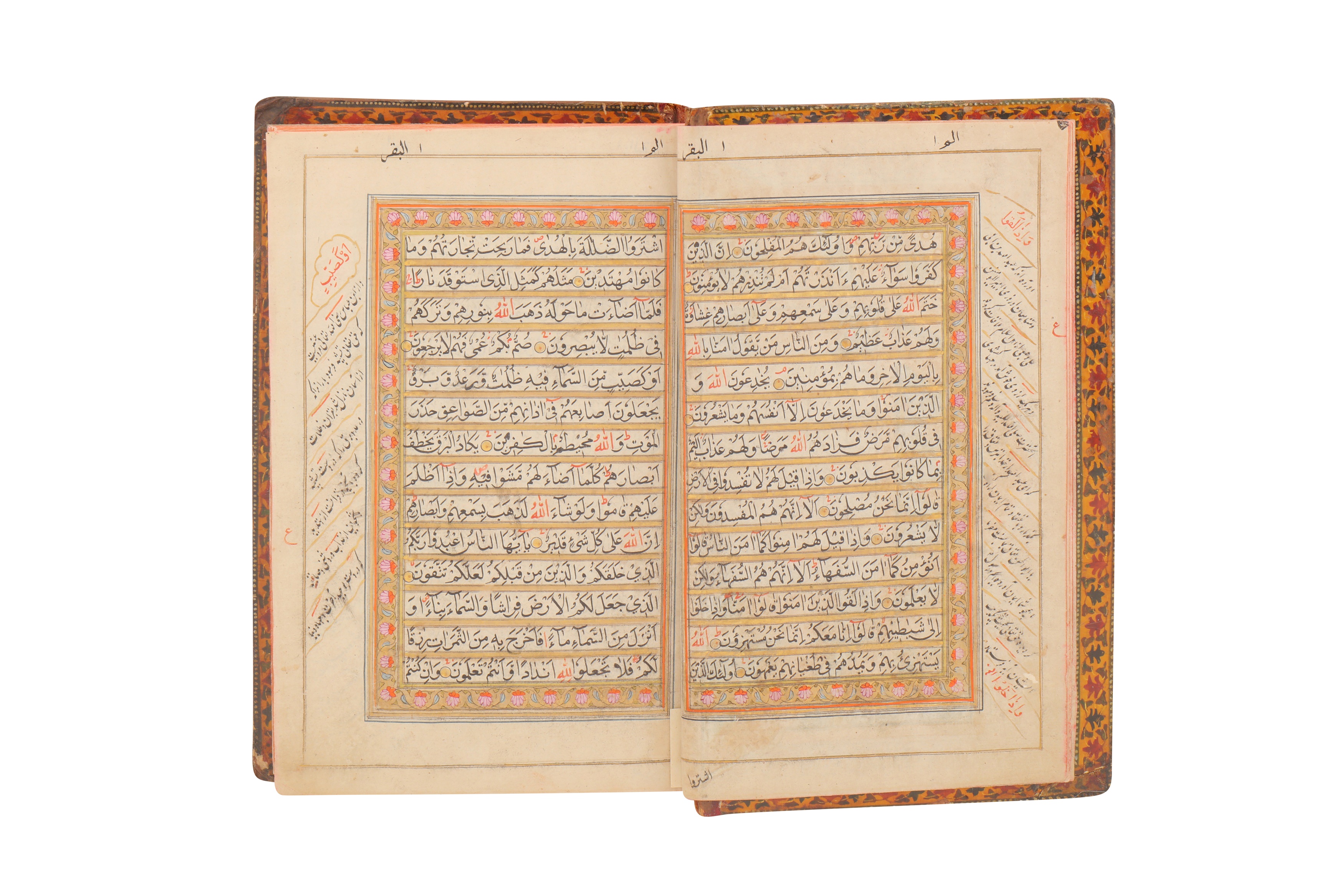 AN EXCEPTIONAL EARLY 19TH CENTURY INDIAN ILLUMINATED QUR'AN, DATED 1222AH (1807 AD) - Image 6 of 10