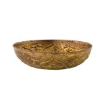 A POSSIBLY 18TH CENTURY OTTOMAN HAMMAM BOWL COPPER GILT