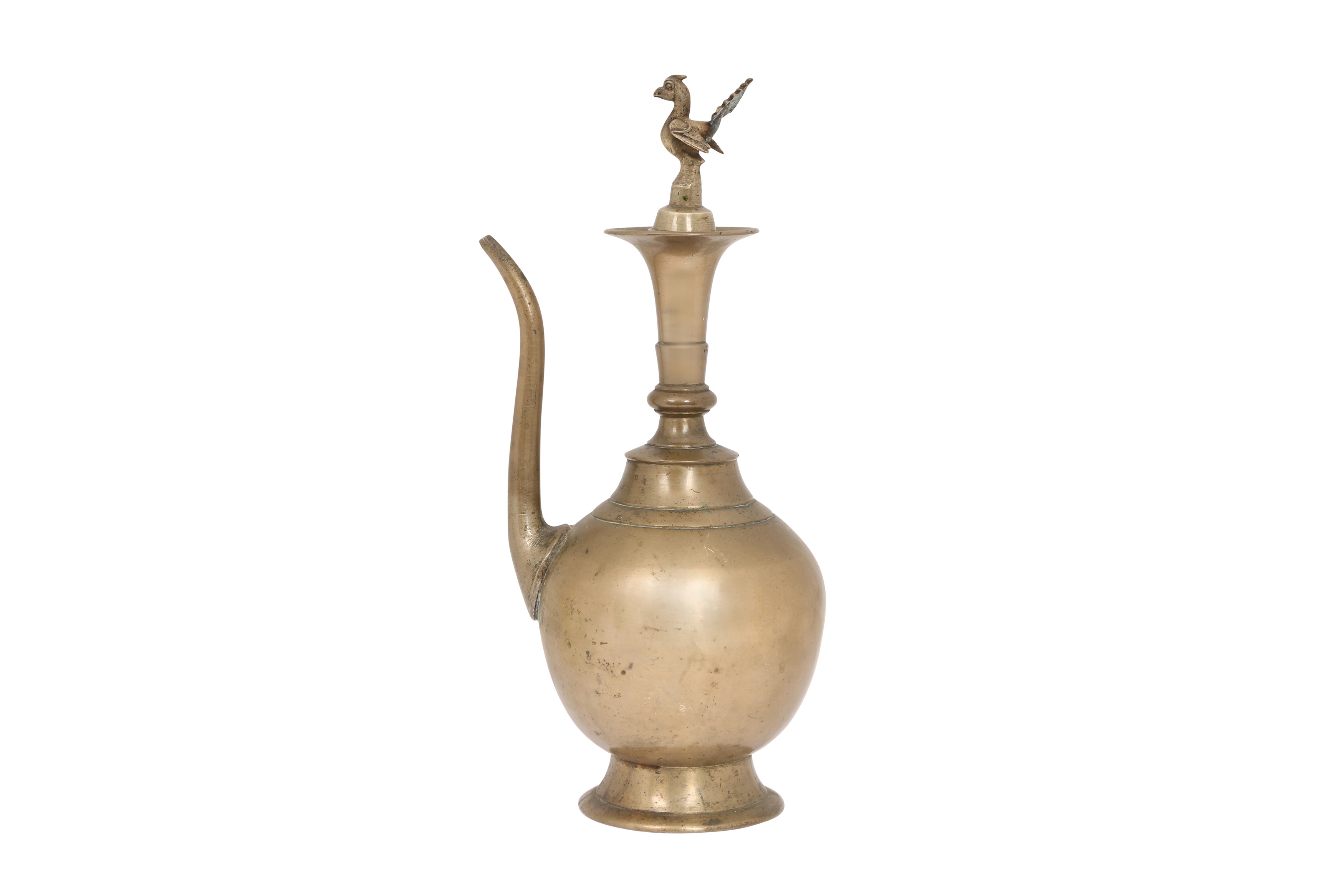 LATE 18TH- EARLY 19TH CENTURY CEREMONIAL BRASS EWER (RASKI) - Image 4 of 8