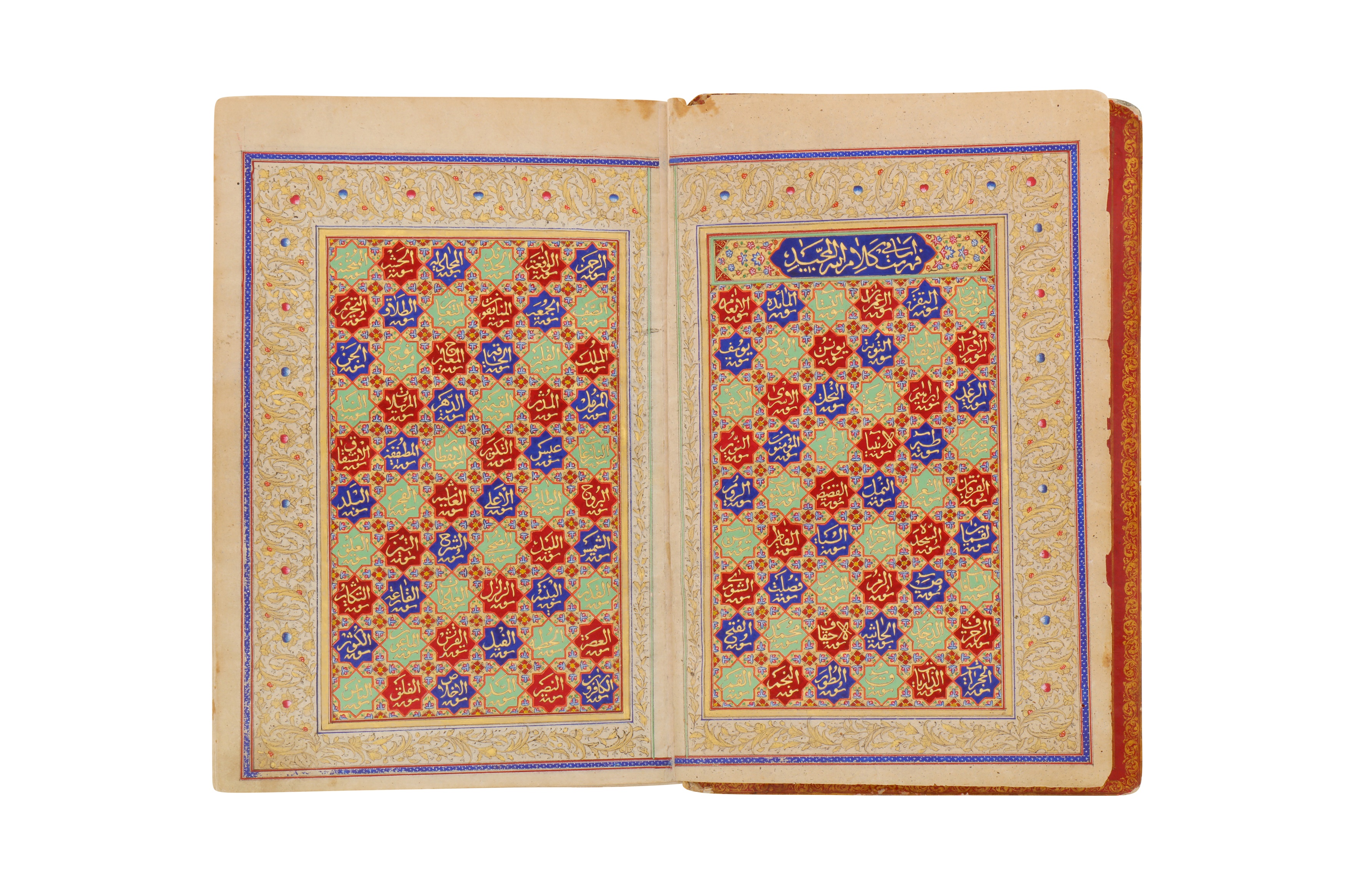 AN IMPRESSIVE MID-19TH CENTURY PERSIAN ILLUMINATED QAJAR QUR’AN, DATED 1286AH (1869AD) - Bild 3 aus 13