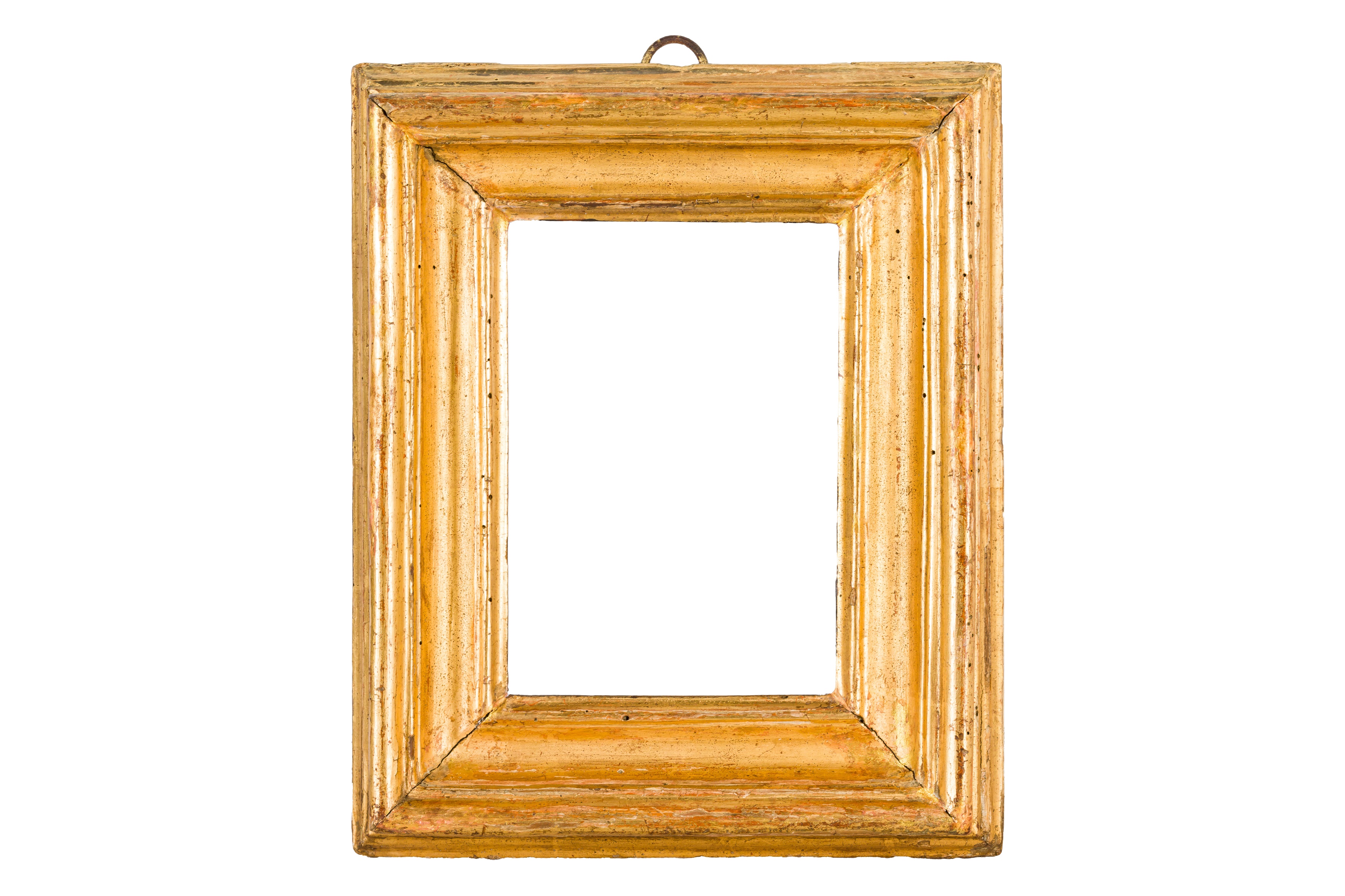 AN ITALIAN 18TH CENTURY SALVATOR ROSA GILDED MOULDING FRAME