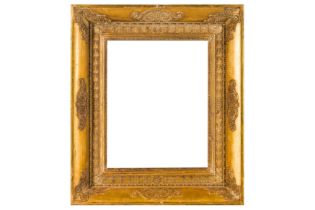 FRENCH LOUIS XVIII RESTORATION GILDED COMPOSITION FRAME